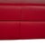 Vintage Leather Stool in Red For Sale - Image 5 of 10