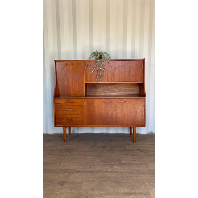 Wood Mid-Century Modern Teak Highboard by Jentique, 1960s For Sale - Image 7 of 18