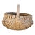 Late 19th Century American Oak Splint Basket With Bentwood Handle For Sale