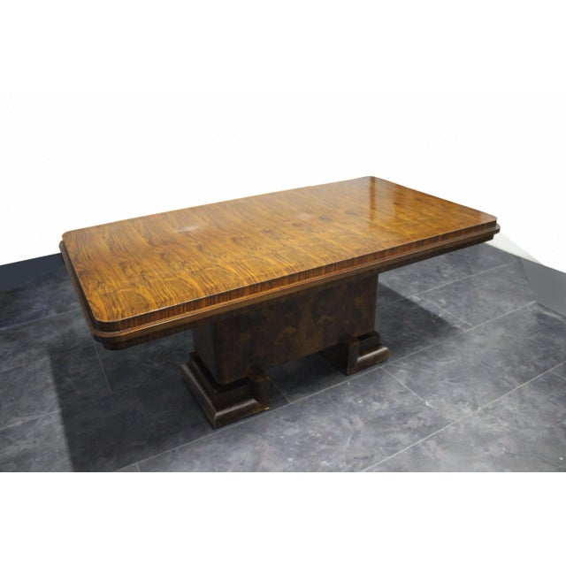 Art Deco Rosewood Burl Table, Italy, 1930s For Sale - Image 13 of 13