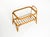 Italian Bamboo Side Table with Iced Glass Top, 1960s For Sale - Image 6 of 18
