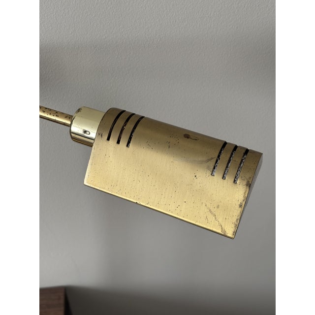 1980s Telescopic Desk Lamp in Brass from Holtkötter, Germany, 1980 For Sale - Image 5 of 12