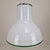 Glass Mid-Century Modern Italian Murano Cased Glass Pendant Light with Green Trim, 1970s For Sale - Image 7 of 15