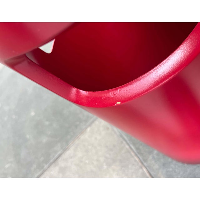 Mid-Century Modern Space Age German Red Umbrella Stand, 1960s For Sale - Image 17 of 18