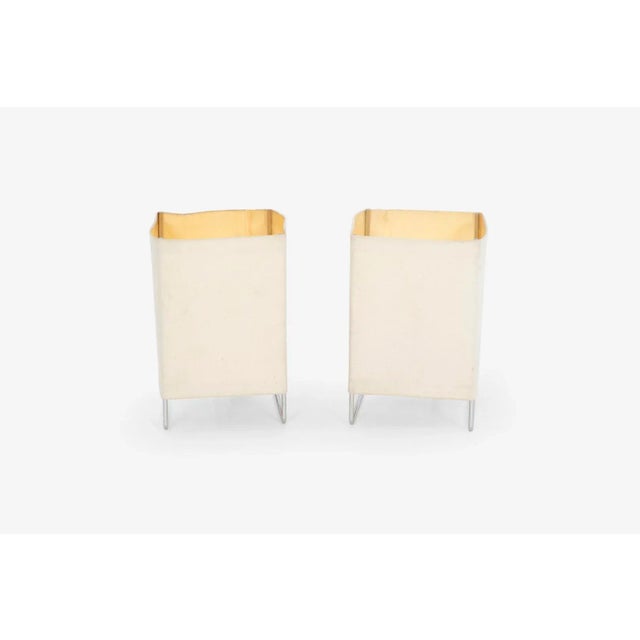 Mid-Century Modern 1950s Gregory Van Pelt for Wireworks Box Kite Lamps - a Pair For Sale - Image 3 of 9