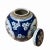 Chinese Blue & White Flower Vase Graphic Porcelain Ginger Jar For Sale - Image 4 of 6