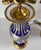 19th Century Pair of Bohemian Cameo Glass Table Lamp Vases With Greek Key Design in Blue For Sale - Image 13 of 16