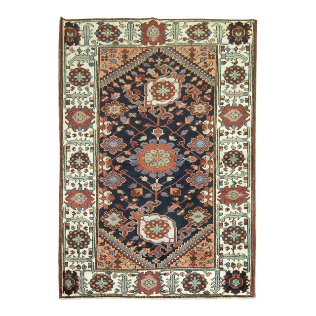 Antique Persian Bakhtiari Scatter Size Rug - 3'9" x 5' For Sale