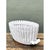 Vintage White Ceramic Bamboo Basket For Sale In West Palm - Image 6 of 12