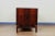 CF Christensen Danish Modern Folding Bar Cabinet by Leif Alring for c.f. Christensen For Sale - Image 4 of 13