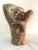 Figurative 1960s Marble Sculpture of a Woman with Oversized Hands For Sale - Image 3 of 11