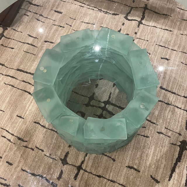 1980s 1980s Murano Stacked Glass Coffee Table For Sale - Image 5 of 6