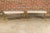 Mid 20th Century Midcentury French Gilt Metal Benches with Cabriole Legs and Upholstery, a Pair For Sale - Image 5 of 12