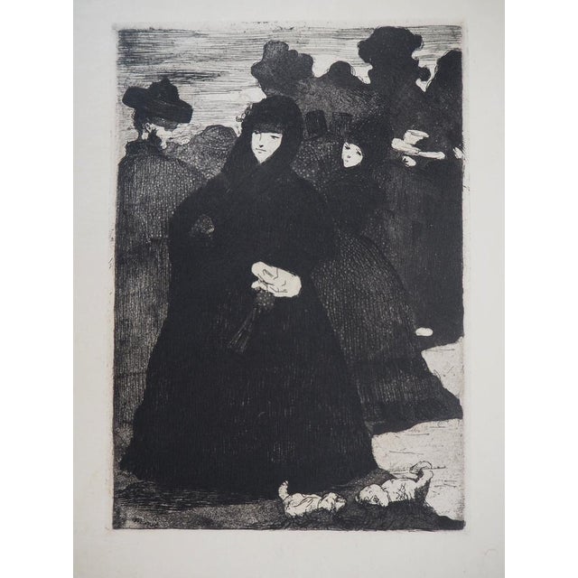 Edouard Manet, At the Prado, 1865, Original Etching For Sale - Image 10 of 10