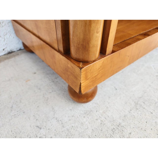 1980s Hickory White Genesis Collection Biedermeier Nightstand Side Table For Sale - Image 13 of 18