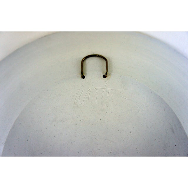 1970s Vintage Mid-Century Modern Art Pottery Platter For Sale - Image 11 of 12