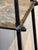 1980s Metal Obelisk Etagere With Stone Shelves For Sale - Image 4 of 9