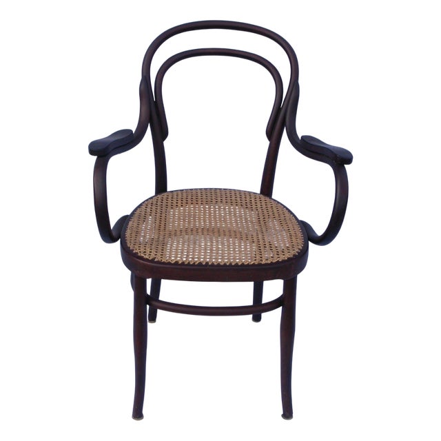 Vienna Straw Chair by J & J Kohn for Jacob & Josef Kohn, 1890s For Sale