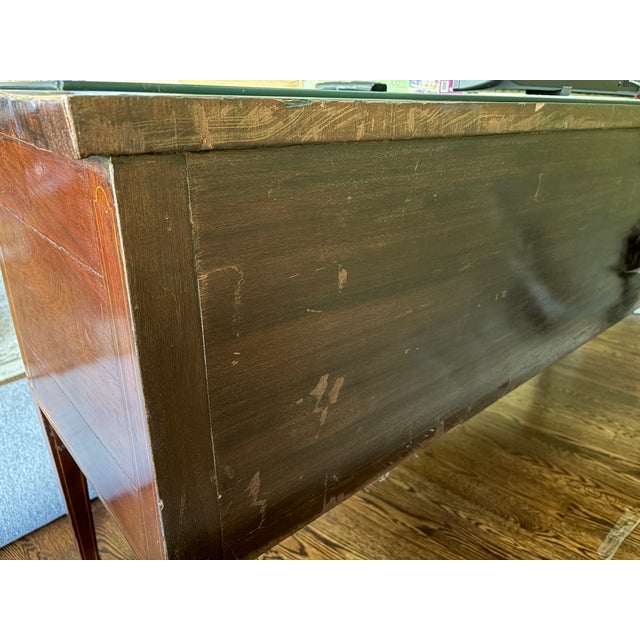 18th Century Antique George III Mahogany Bow Front Sideboard For Sale - Image 5 of 5