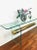Metal Vintage 1970s Pace Glass Console Table With Suspended Brass Beam Mid Century Modern For Sale - Image 7 of 11