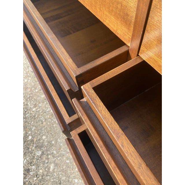 Mid Century Modern Lowboy Dresser | Scandinavian Style by Arne Wahl Iversen For Sale In Tampa - Image 6 of 12