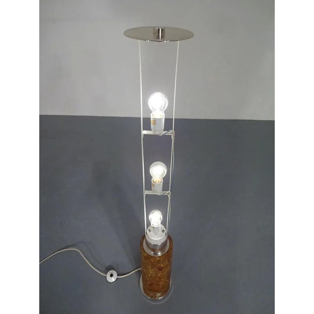 Resin Amber Floor Lamp from Kaiser Leuchten, 1970s For Sale - Image 14 of 18