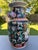 Vintage Chinese Ceramic Vase W/Butterflies, Flowers & Pomegranate Fruit Handles For Sale - Image 15 of 16