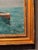 Impressionist Vintage Oil-On-Canvas Seascape Painting by Artist Capro For Sale - Image 3 of 12