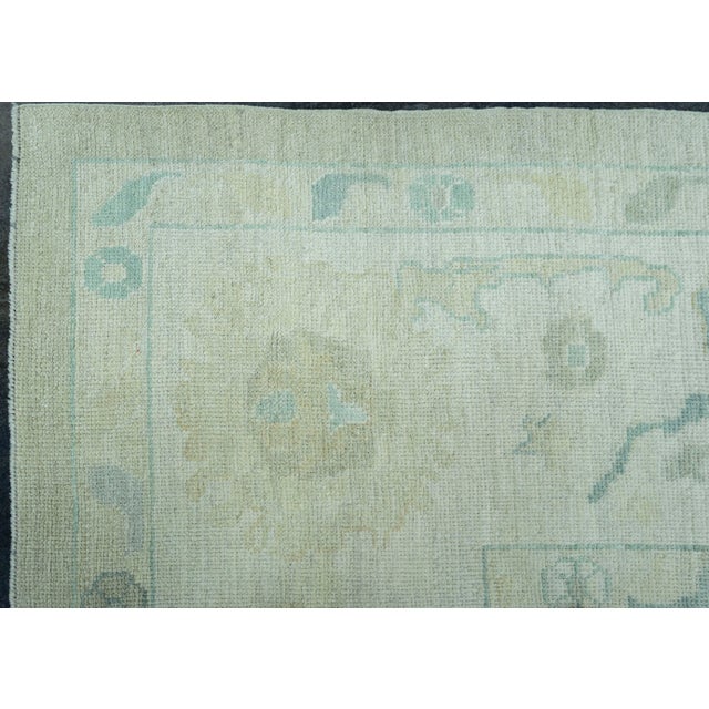 Turkish Oushak Square Rug 11'9" x 13' #19281 For Sale - Image 4 of 8