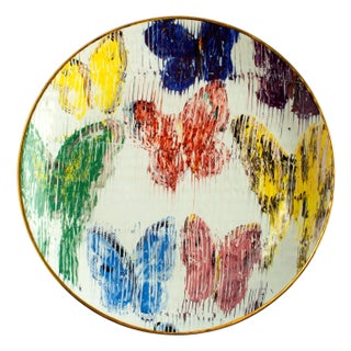 Belle Butterflies Accent Plate For Sale