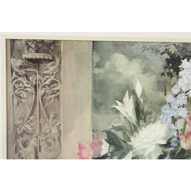 Contemporary Floral Still Life Reproduction Print, Framed For Sale - Image 11 of 13