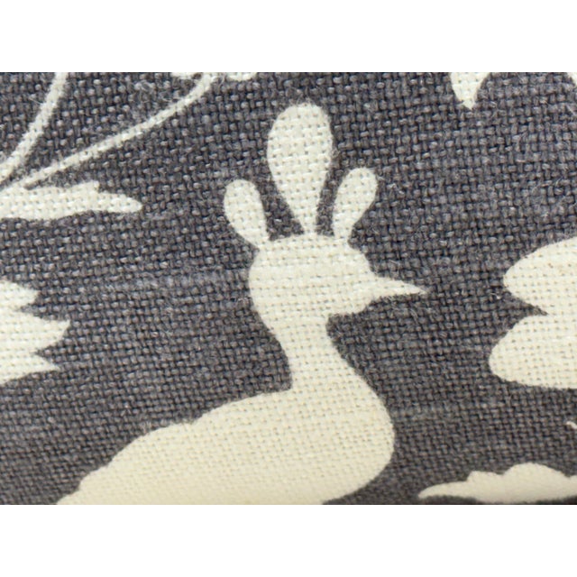 Schumacher Chenonceau Botanical Bird Decorative Pillows, Pair For Sale - Image 10 of 12