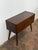 Walnut Entry Console Table With Drop-Down Storage Compartment Vintage Mid-Century Modern 1960s For Sale - Image 12 of 13