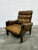 Two genuine leather armchairs in good condition, with a very special patina from the passage of time, manufactured in the...