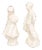 Porcelain Figures Girl and Boy, Set of 2 For Sale
