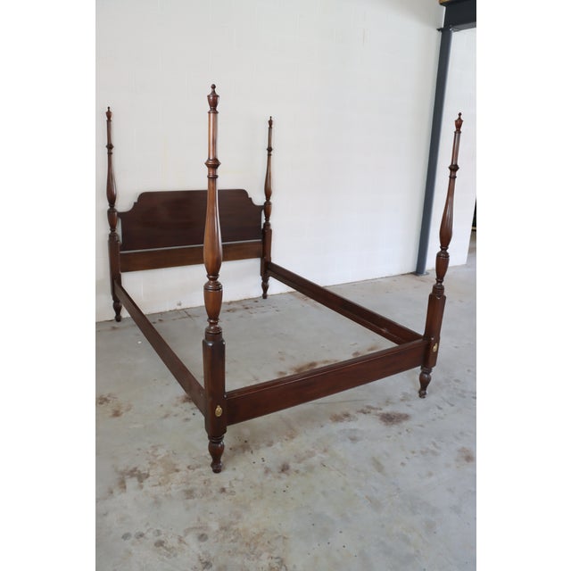 Henkel Harris Mahogany Double Poster Bed Chairish