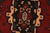 Baloch Rug 2’11” X 5’1′ Red Wool Vintage Tribal Hand-Knotted Oriental Carpet For Sale - Image 4 of 9