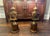 Striking pair of vintage Frederick Cooper table lamps featuring an unusual nautical lantern-inspired design in aged brass,...