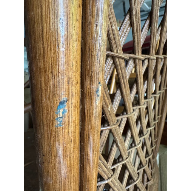 1980s Vintage Rattan Bentwood Patio Dining Set of 5 For Sale - Image 12 of 12