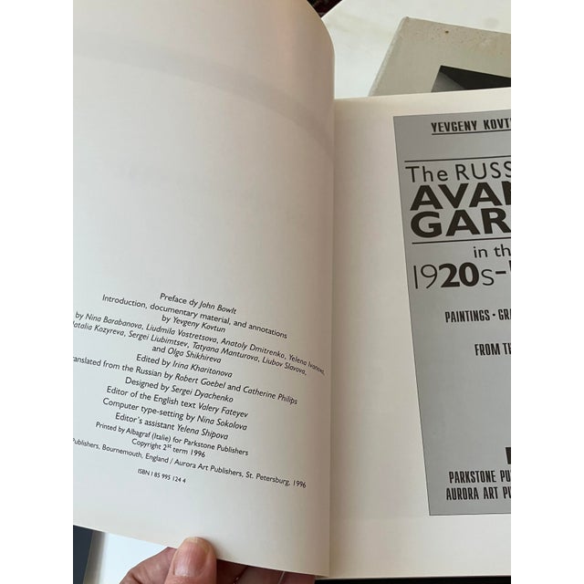 Modern Avant-Garde Art in Russia: 1920-1930 (Schools & Movements) by Yevgeny Kovtun 1st Edition 1996 For Sale - Image 3 of 3