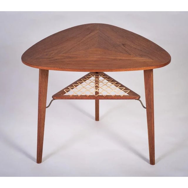 Teak Coffee Table by Holger Georg Jensen for Haslev Møbelsnedkeri, Denmark, 1960s For Sale - Image 4 of 11