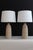 Mid-Century Modern Mid 20th Century Accolay Style Ceramic Lamps - a Pair For Sale - Image 3 of 12