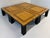 Coffee Table in Ash Burl, Wood Inlay and Black Lacquer, 1980s For Sale - Image 14 of 15
