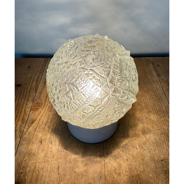 Vintage White Porcelain Ceiling Light, 1970s For Sale - Image 11 of 13