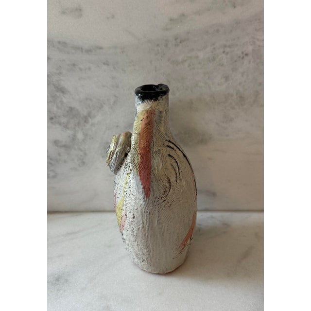 Mid 20th Century Vintage Studio Art Pottery Vase For Sale - Image 5 of 12