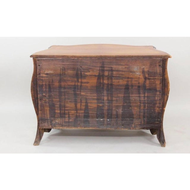 Late 19th Century Swedish French Rococo Parquetry Gilt Bronze Mounted Commode or Bombay Chest For Sale - Image 14 of 15