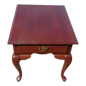 Broyhill English Chippendale Mahogany Dish Top Tea Table, Circa 1960