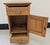 Early 20th Century Two-Drawer Oak Rolling Bedside Cabinet For Sale - Image 9 of 10