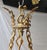 Swedish Russian Empire Style Gilt Bronze and Cobalt Glass Chandelier For Sale In New York - Image 6 of 12