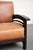 20th Century Art Deco Cognac-Colored Cowhide Lounge Chairs, Set of 2 For Sale - Image 11 of 14